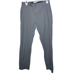 Vineyard Vines Lightweight On The Go Pants Mens Size 30 x 30 Gray Straight Golf